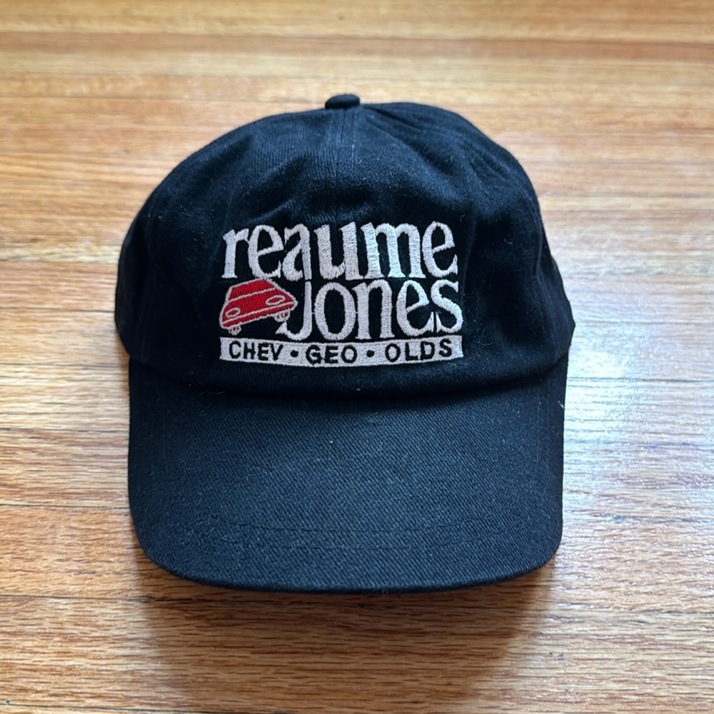 Vintage Reaume Jones Chevrolet Strapback Hat / Chevrolet Geo Olds